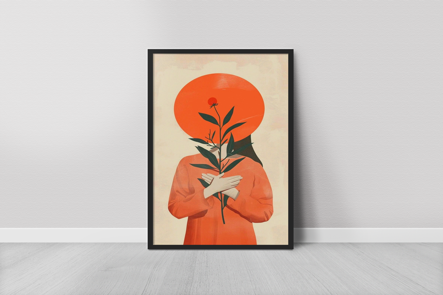 Woman and Leaf_1