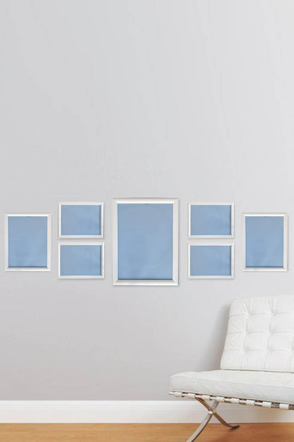 Şık Tasarımlı 7'li Set Polimer Resim Çerçevesi (15x21-4 Adet, 21x30-2 Adet, 30x40-1 Adet)