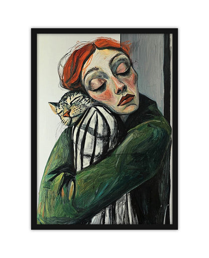 Cat and Woman