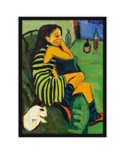 Cat and Woman_1