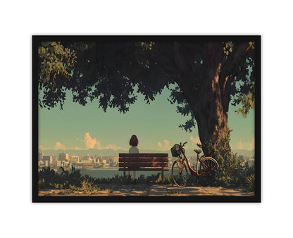 Daughter on Bike