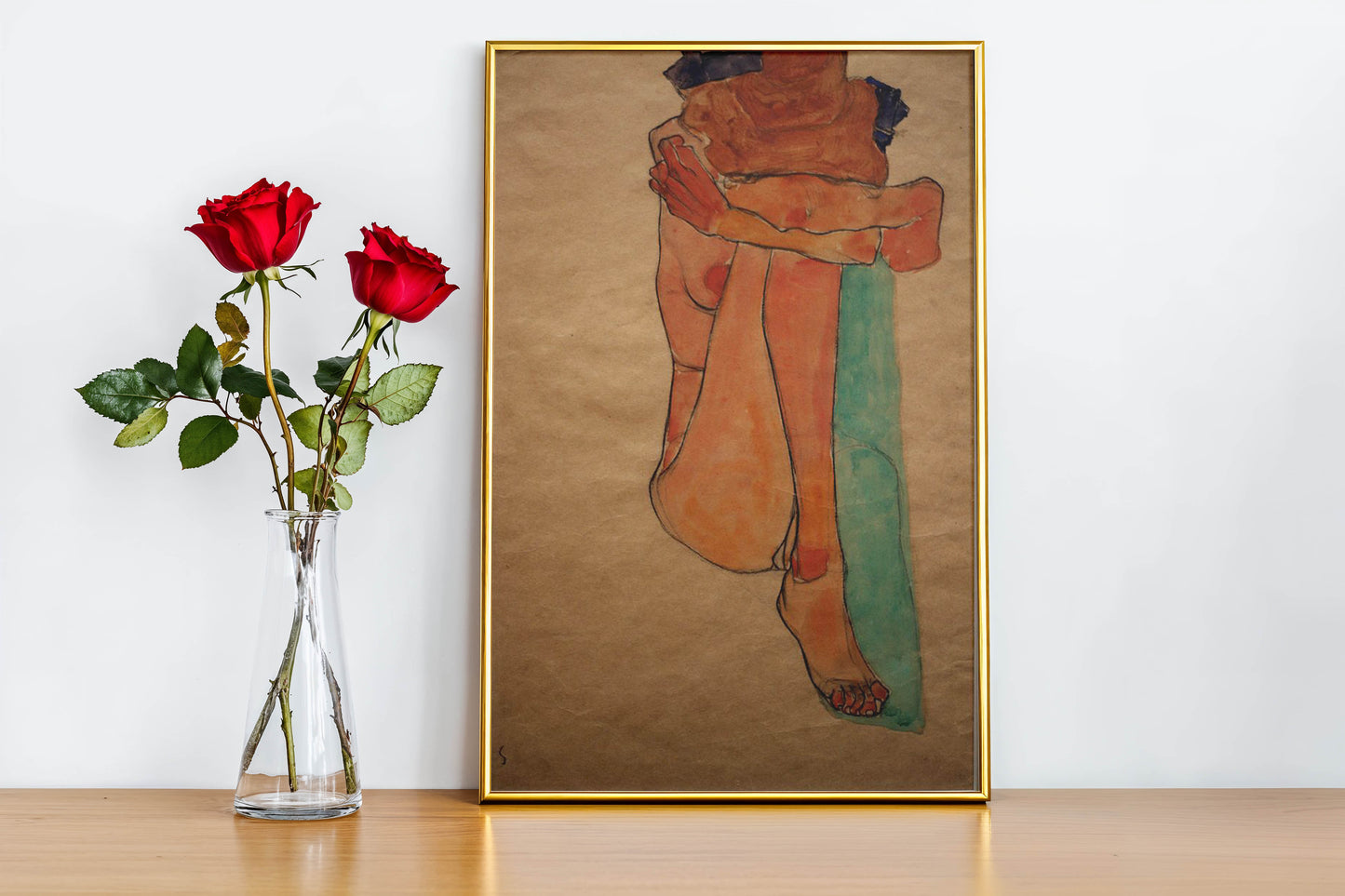 Nude Girl with Folded Arms