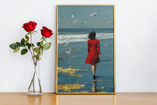 Woman and Birds_4