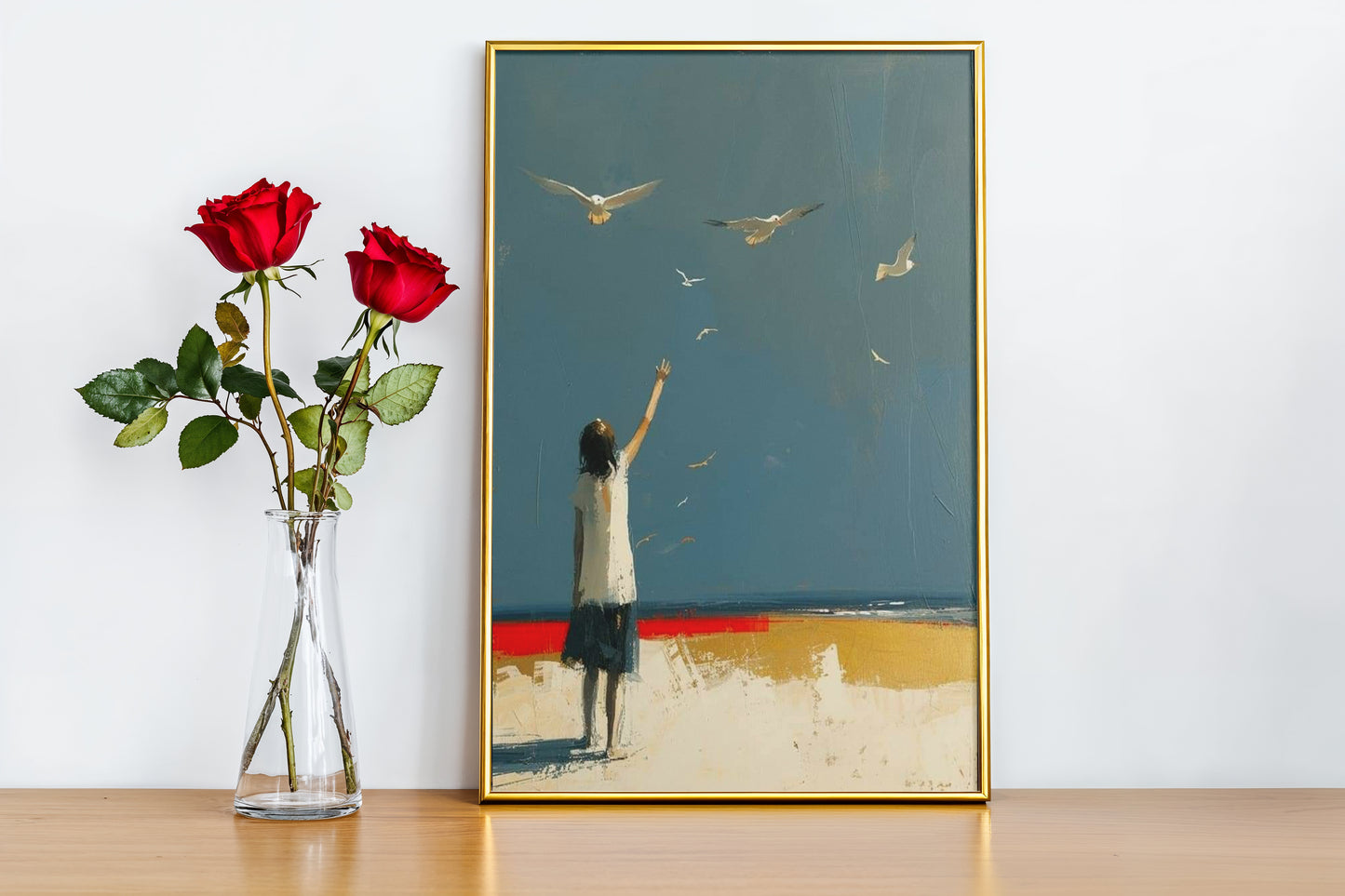 Woman and Birds_3