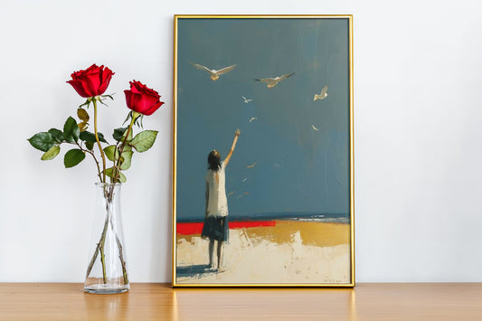 Woman and Birds_3