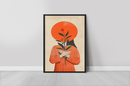 Woman and Leaf_1