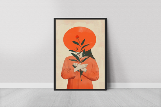 Woman and Leaf_1
