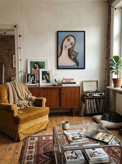Women And Cat_3