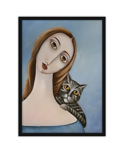 Women And Cat_3