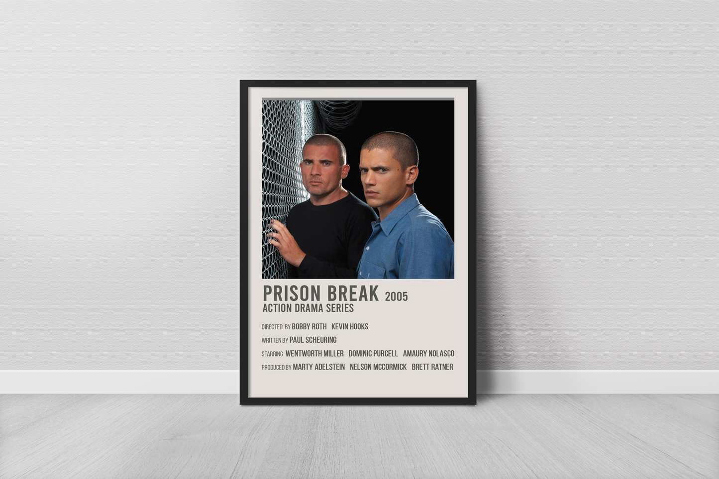 prison break polaroid poster