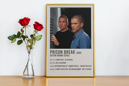 prison break polaroid poster